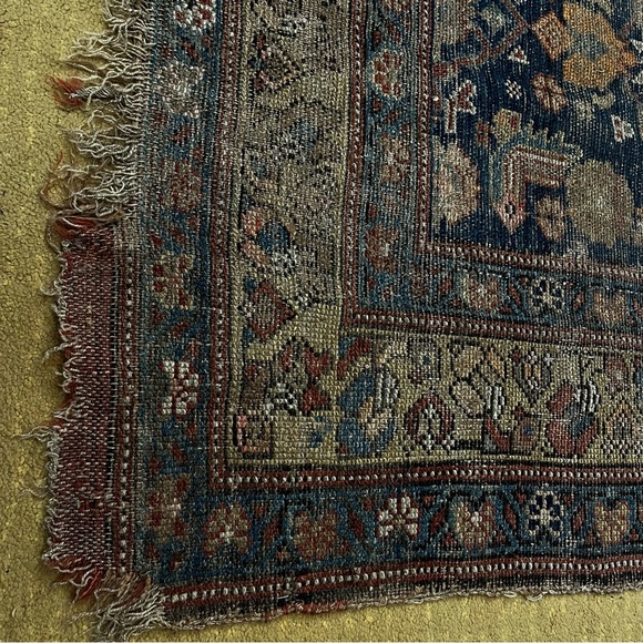 Vintage Handwoven Area Rug - Picture 2 of 8